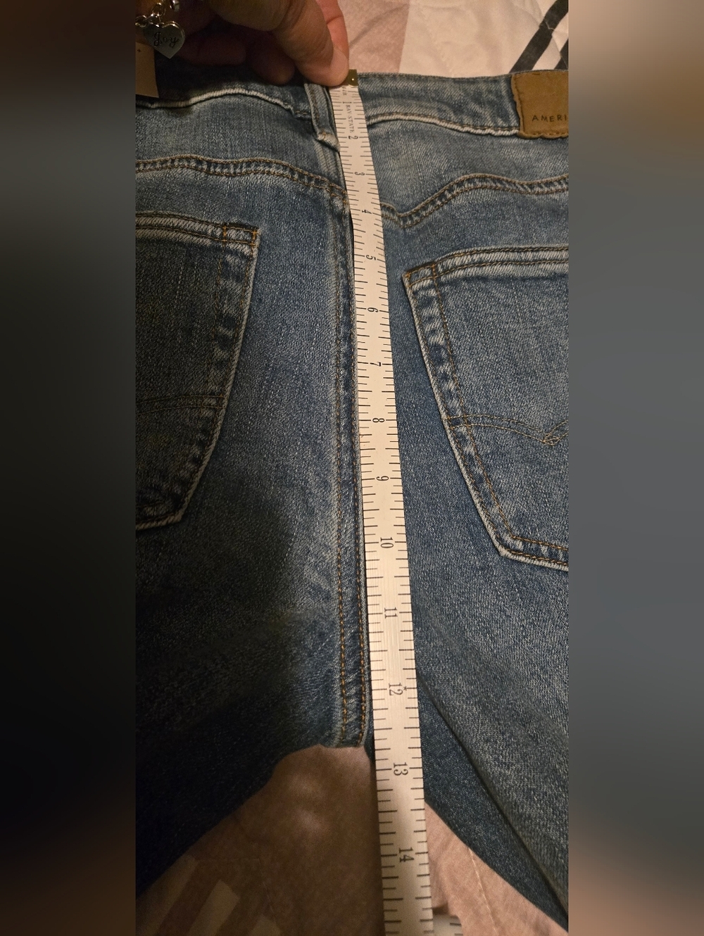 American Eagle Airflexb Light Wash Straight Jeans - Picture 11 of 13